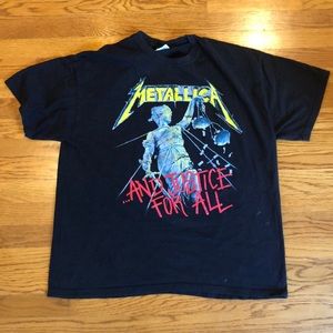 Metallica authentic 2007 And Justice For All shirt